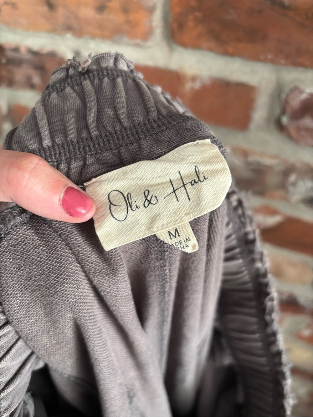 Oli & Hali Mineral Wash True To You Jogger Pants, M - Picture 4 of 8